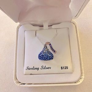 Hershey Kiss Sterling Silver Necklace